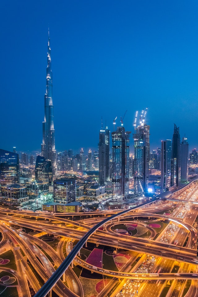 Photograph of airplane in UAE air tickets